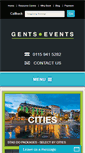 Mobile Screenshot of gentsevents.co.uk